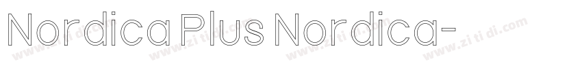 Nordica Plus Nordica字体转换